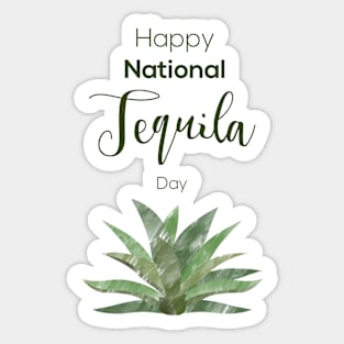 Tequila and agave - Tequila Day Sticker